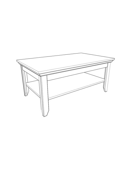 Stol klub Rustic