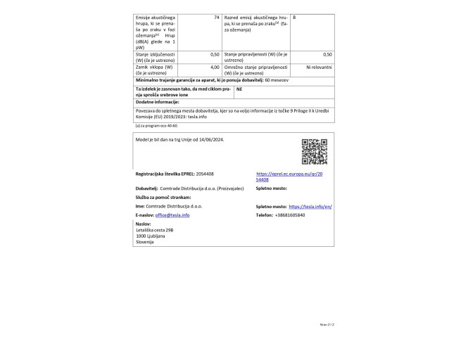 Perilica rublja WF101230K