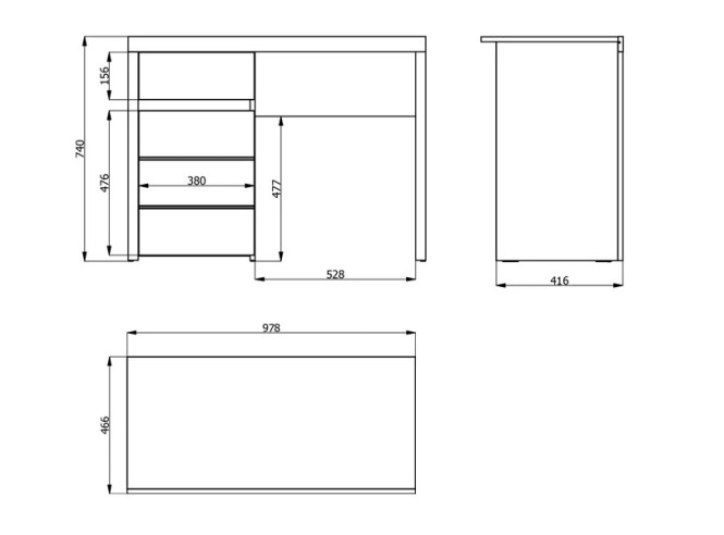 PC stol Diofant 1F1V LP AH OB