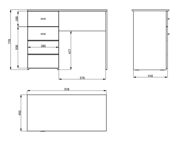 PC stol Diofant 1F1V OB