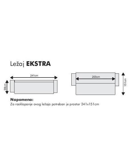 Ležaj Extra