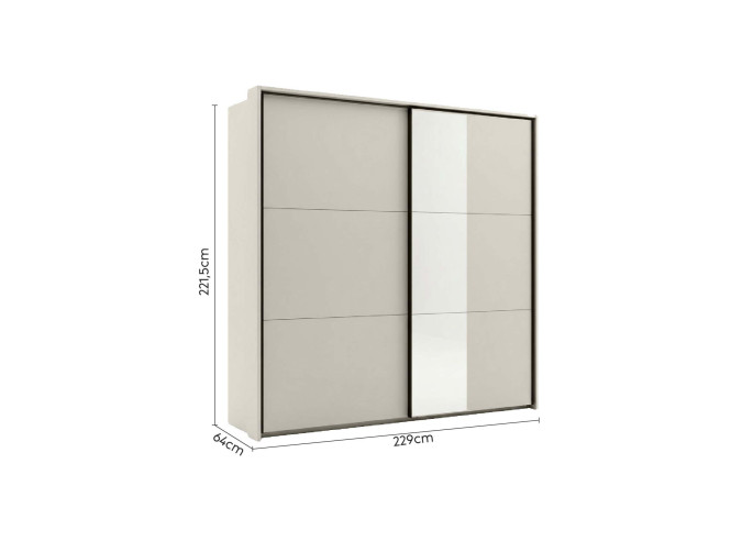 Ogledalo za ormar Silk/ Elegance New