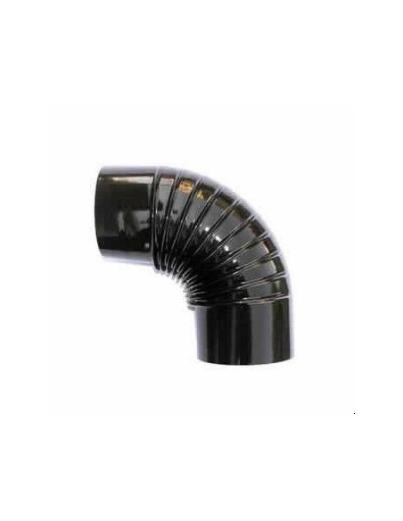 Koljeno dimno CRNO MAT 150 mm