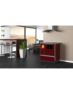 Peć štednjak ALFA 70 CRVENA DESNA 2