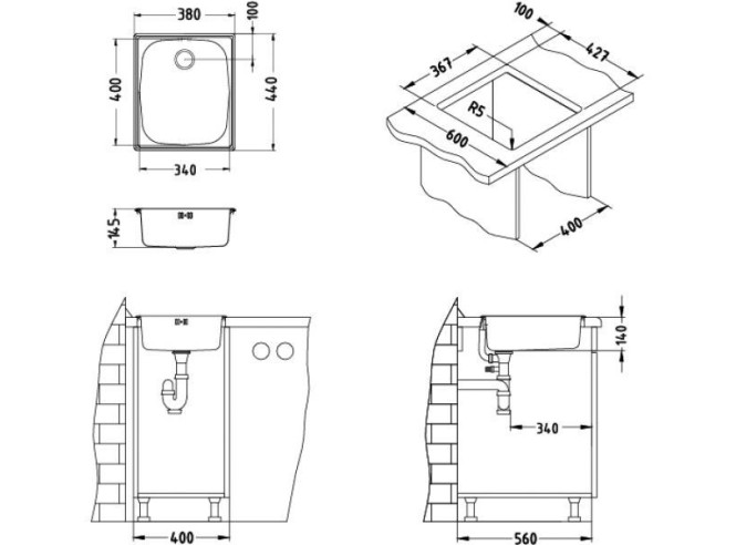 Sudoper Ugradbeni Basic 10