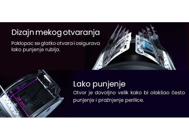 Vivax perilica rublja WTL-120715B