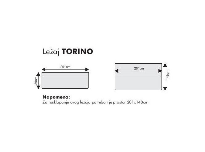 Ležaj Torino