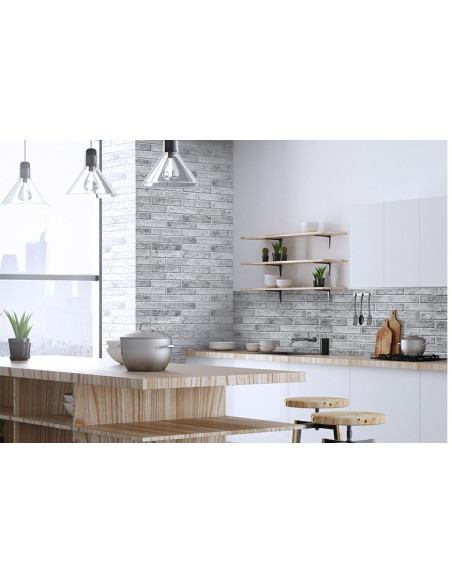 PVC panel Grey Brick