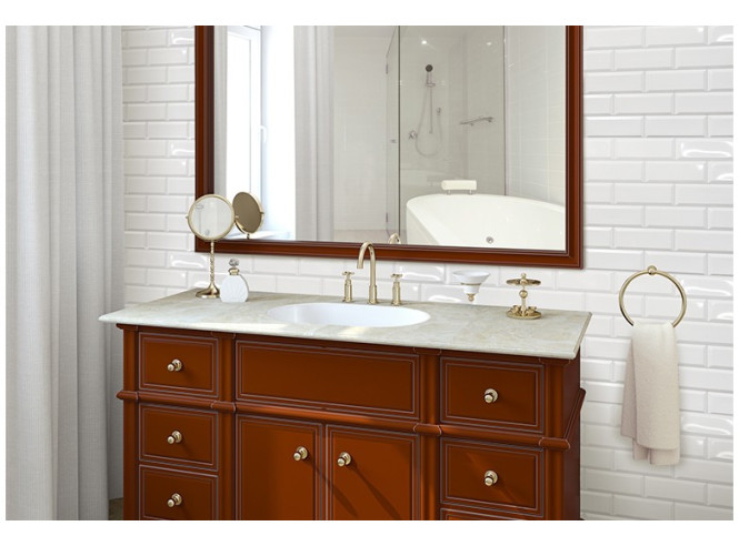 PVC panel White Tile