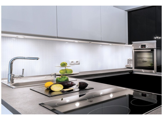 PVC panel White Mosaic