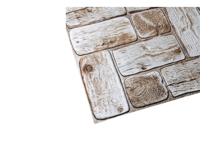 PVC panel White Round Logs