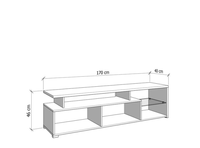 TV komoda Arctic